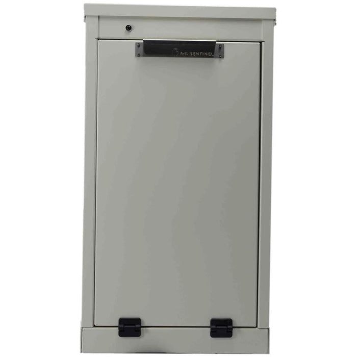 MB Sentinel Dual Door w/ Letter Slot Straight Sided Cabinet for In Home install - Combination Mail and Package Box