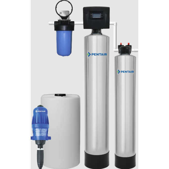 Pentair Water Solutions Iron & Manganese Filter Combo System (4-6) Bathrooms) WF8-P