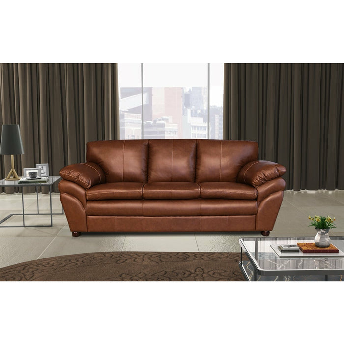 Mempra Design Genuine Leather Sofa 84" - Delta Collection