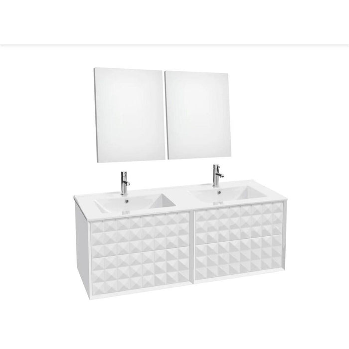 Maxima House ZIRCO Double Sink Bathroom Set