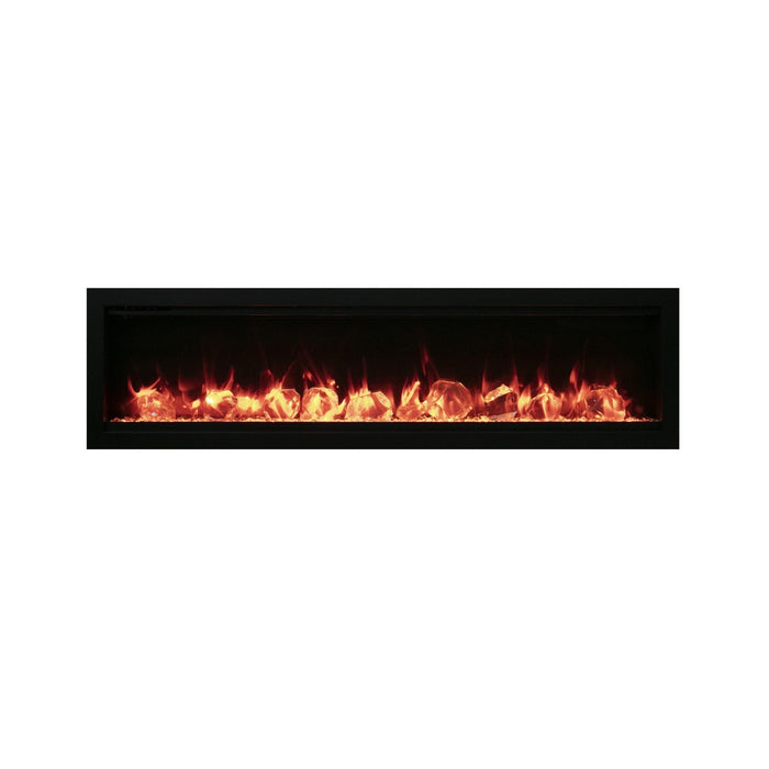 Amantii Symmetry Smart Electric Indoor / Outdoor Built In Fireplace - Modern Homes Supply