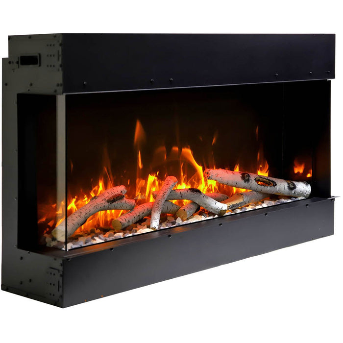 Amantii Tru View Slim -Indoor / Outdoor 3 Sided Electric Fireplace - Modern Homes Supply