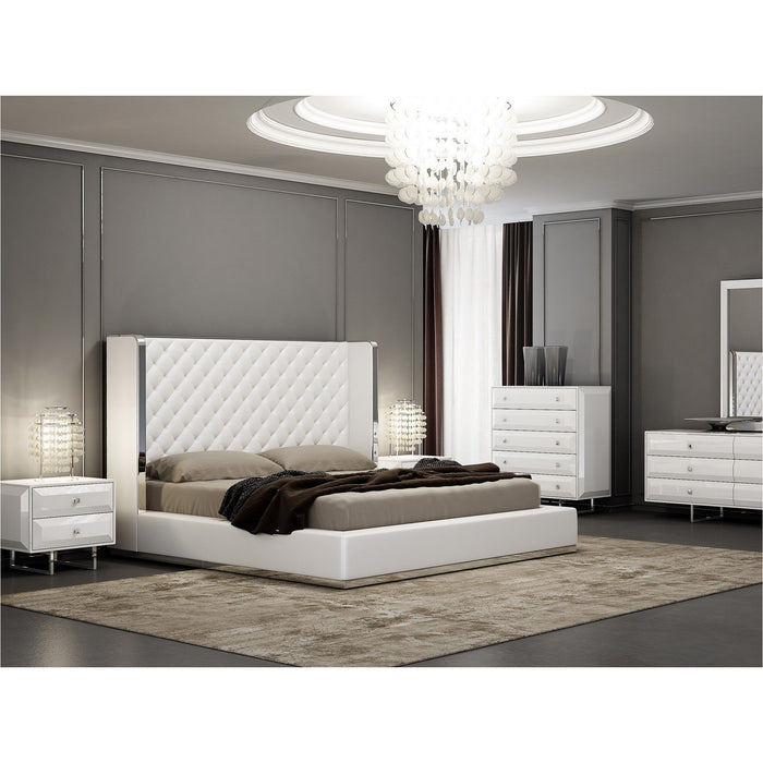 Whiteline Modern Living Abrazio King Bed