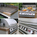 Cal Flame 74" 4-Burner Liquid Propane BBQ Island - PV6004 - Modern Homes Supply