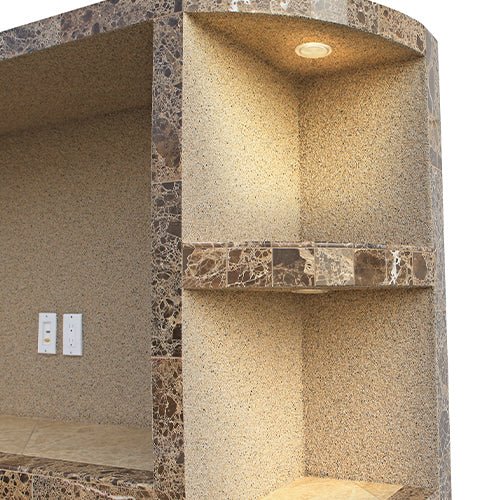 Cal Flame Outdoor Entertainment Center Crystal - Modern Homes Supply