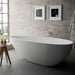 Clovis Goods 30.7'' L x 59'' W x 21'' H Solid Surface Freestanding Bathtub 0S01102-59 - Modern Homes Supply