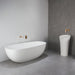Clovis Goods 65" x 30" Freestanding Soaking Solid Surface Bathtub 20S01104-65 - Modern Homes Supply