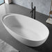 Clovis Goods 67" x 33.5" x 21.5" Solid Surface Freestanding Bathtub 21S01101-67 - Modern Homes Supply