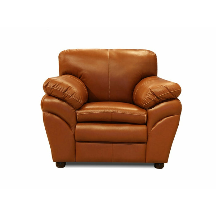 Mempra Design Genuine Leather Armchair - Delta Wide 43" Collection MEDS1034