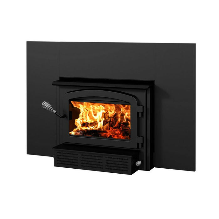 Drolet Escape 1500-I Wood Insert Trio with 35' Vortex flexible SS liner DB03137K3 - Modern Homes Supply