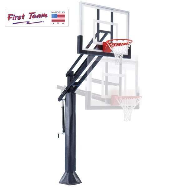 First Team Attack Ultra™ In Ground Adjustable Basketball Goal - Modern Homes Supply