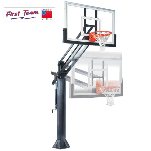 First Team Force Pro™ In Ground Adjustable Basketball Goal